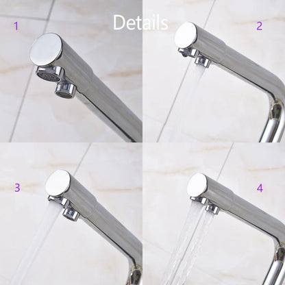 Decorbites™ Zweifachauslauf Chrom Küchenarmatur Wasserfilter Mischbatterie