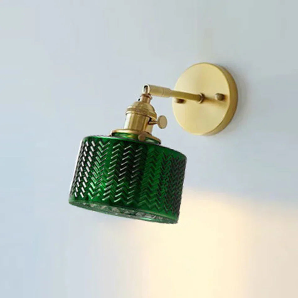 DecorBites™ Green Glass LED Pendant Light - Stylish Lighting Fixture for Modern Interiors