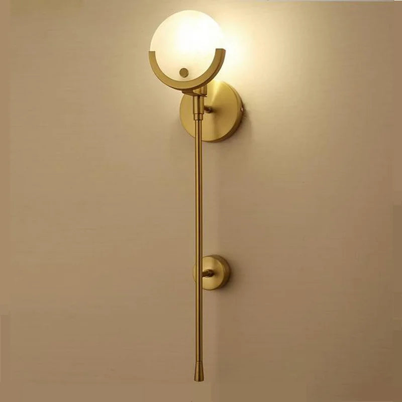 Decorbites™ Kreative Marmor Wandlampe: Neuer nordischer minimalistischer Lichtluxus für Wohnzimmer, Schlafzimmer, Flur.