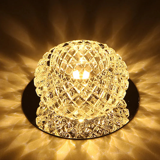 Decorbites™ Kristall-LED-Deckenleuchter für Beleuchtung von Gängen, Balkonen, Veranden und Korridoren