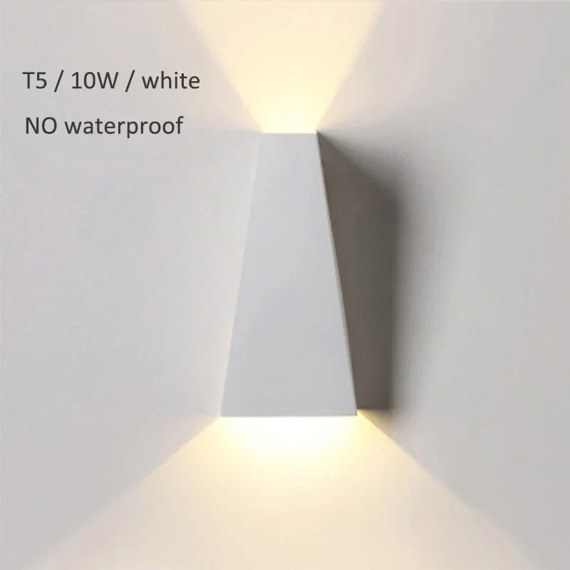 Decorbites™ Doppeltköpfige 10W LED Wandlampe für Schlafzimmer und Eingangsbereich, wasserdichte moderne Außenarmatur