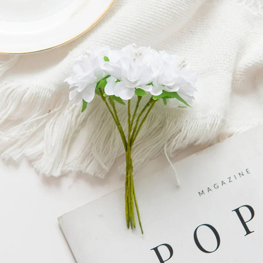 Decorbites™ Künstliche Blütenstaubgefäße-Bouquet für Hochzeit, DIY, Party-Dekoration, Zuhause, Scrapbooking