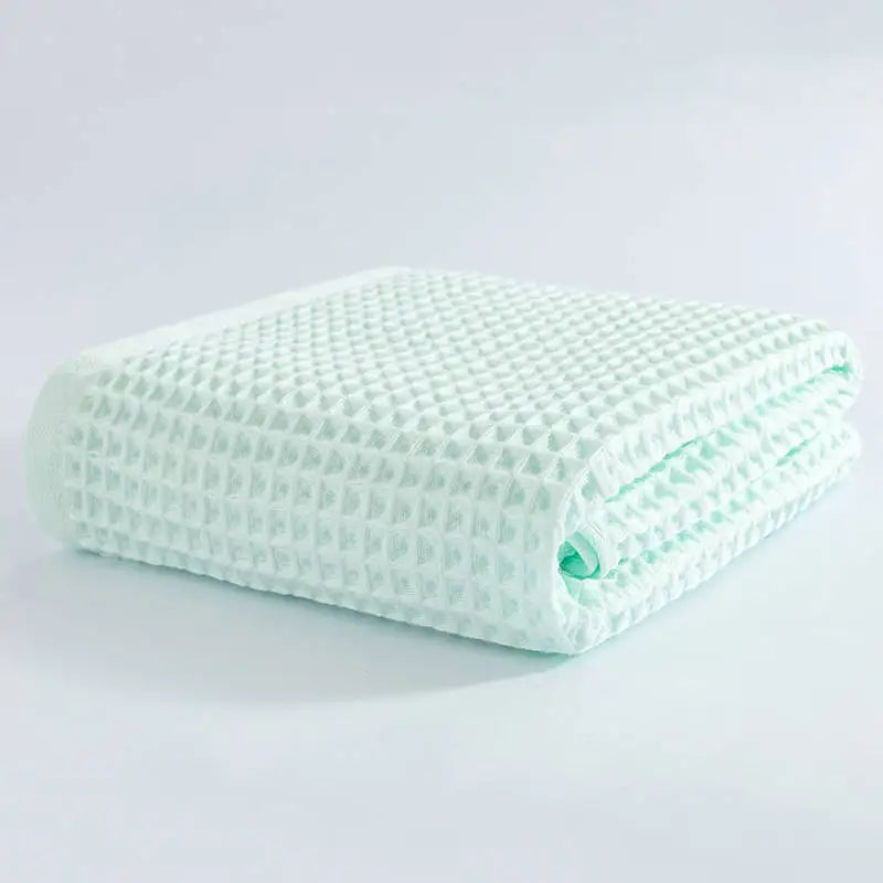 Decorbites™ Baumwoll-Waffel-Badhandtuch - 70*140, Unisex
