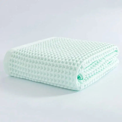 Decorbites™ Baumwoll-Waffel-Badhandtuch - 70*140, Unisex