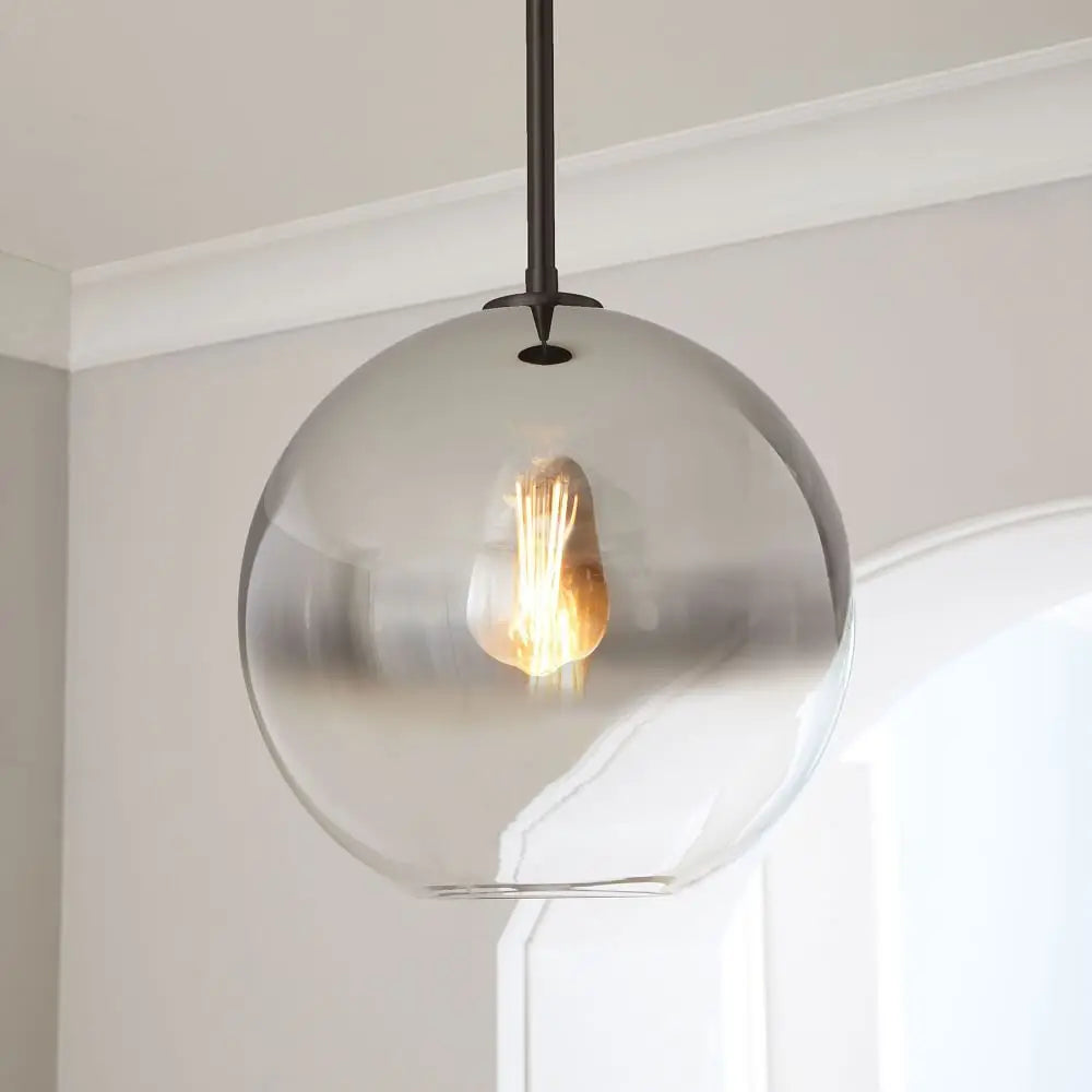 Gradient Glass Ball Chandelier Set Of 3 Gold