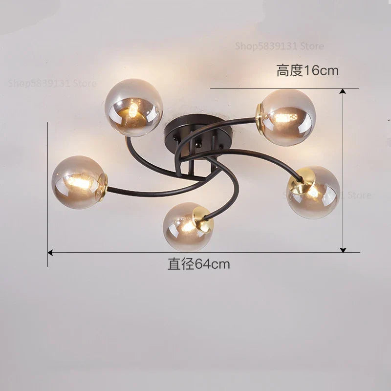 Decorbites™ Glasbirnen-LED-Deckenleuchte für modernes Wohnzimmer und Küche