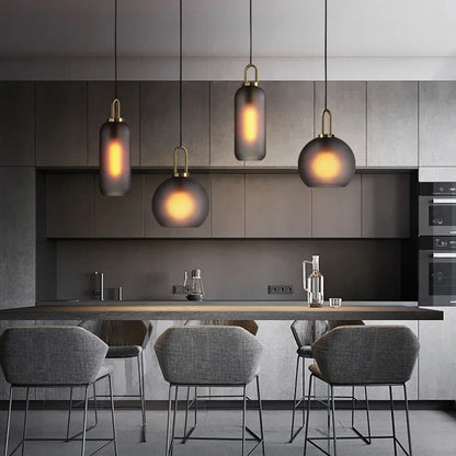 Decorbites™ Glas-Kugelleuchte: Luxus-Lampe für Restaurants & Bars, nordisches Schlafzimmerlicht