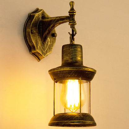 Decorbites™ Industrielle Glaswandlampe für Nachttisch, Schlafzimmer, Bar, Café, Gang und Treppe