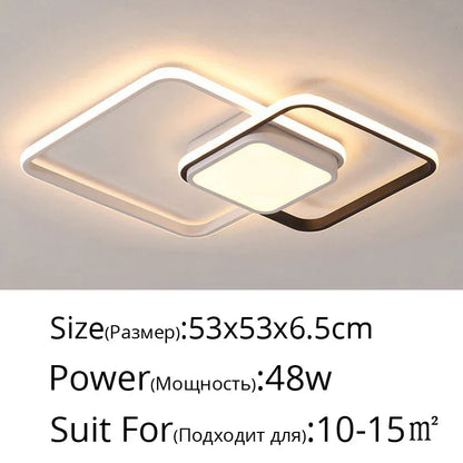 DecorBites™ LED Ceiling Light: Modern Home Lighting Fixture for Living, Dining, Bedroom