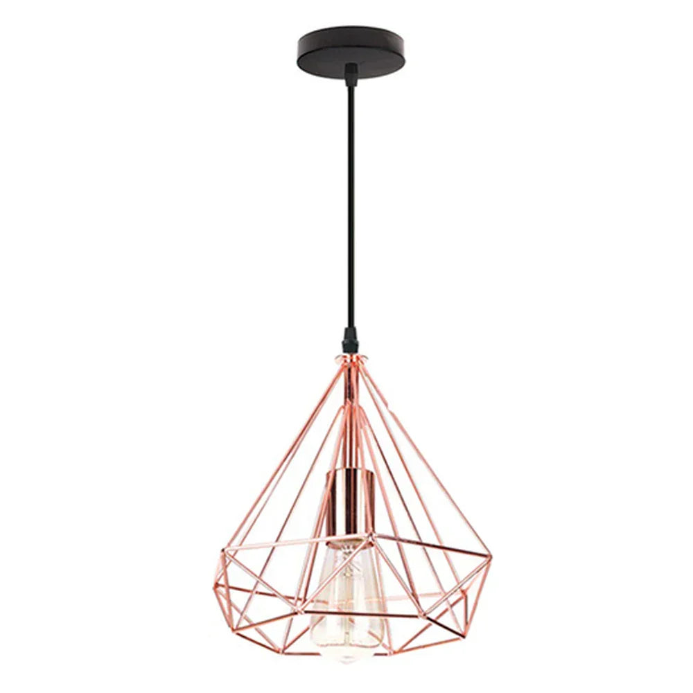 Decorbites™ Industrielle LED-Hängeleuchte Vintage Loft Käfig Pendellampe für die Einrichtung zu Hause