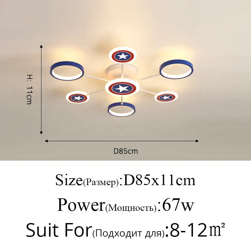 Decorbites™ LED-Deckenleuchte für Kinderzimmer – Kronleuchter als dekorative Lampe für das Schlafzimmer