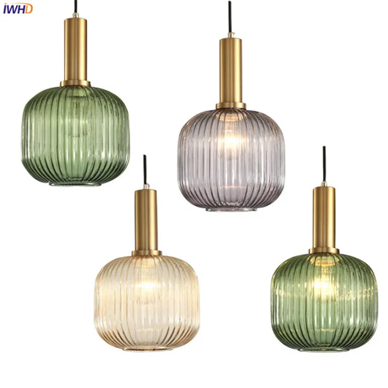 Decorbites™ Glas-Hängeleuchten: Moderne nordische Stil LED-Hängeleuchte für Schlafzimmer, Wohnzimmer, Esszimmer