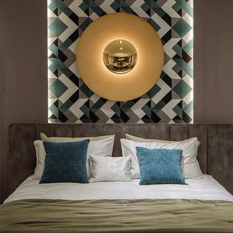 DecorBites™ LED UFO Wall Sconces for Modern Minimalist Bedroom Ambiance