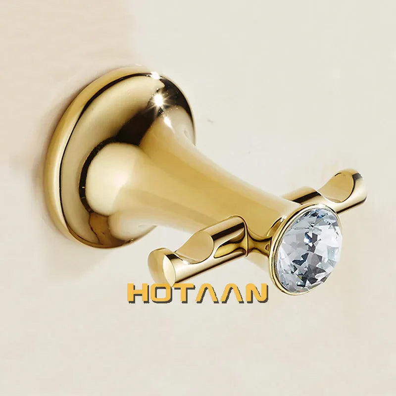 Gold Zinc Bath Accessories