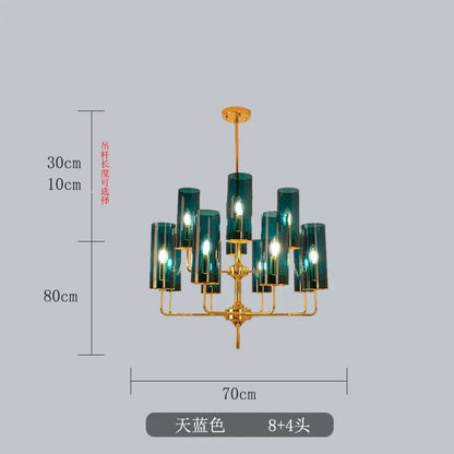 Decorbites™ Glasleuchter: Luxuriöser nordischer LED-Hängeleuchter für Wohnzimmer, Esszimmer, Schlafzimmer