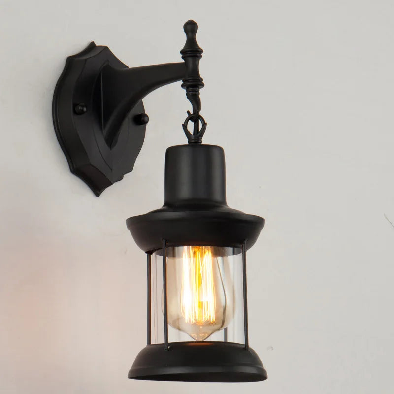 Decorbites™ Industrielle Glaswandlampe für Nachttisch, Schlafzimmer, Bar, Café, Gang und Treppe