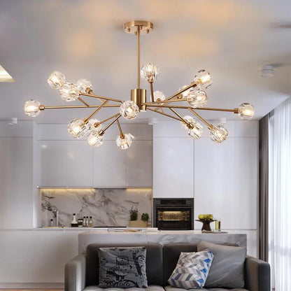 Decorbites™ Kristall-LED-Kronleuchter: Modernes nordisches Design Kupfer-Deckenleuchte