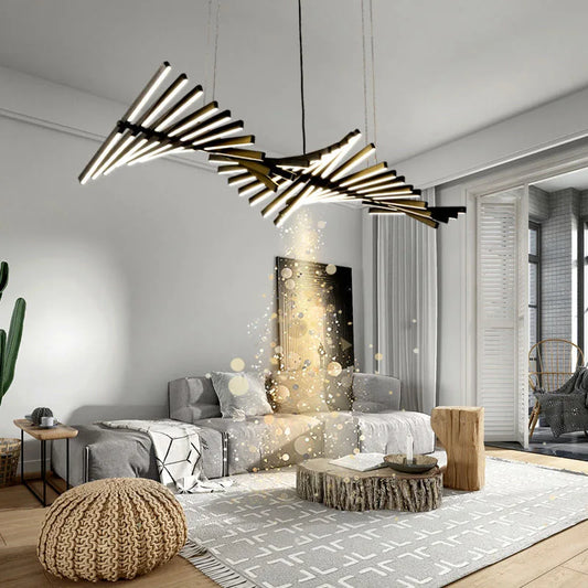 Decorbites™ LED-Kronleuchter: Moderne Kunst-Pendelleuchte für Wohn-/Esszimmer, Büro, Bar