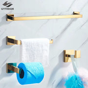 Gold Polished Bath Set