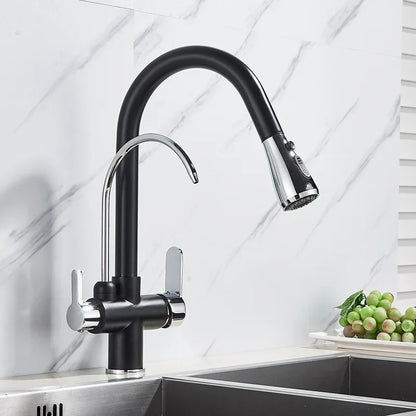 Decorbites™ Zweihand-Wasserfilterarmatur mit 360-Grad-Drehung