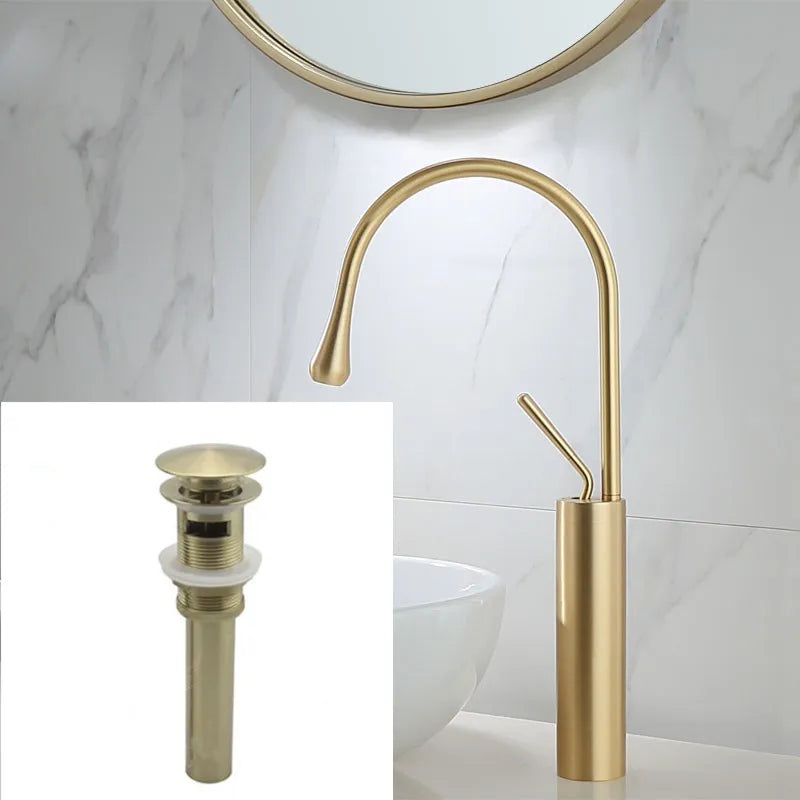 Gold Marble Basin Faucet