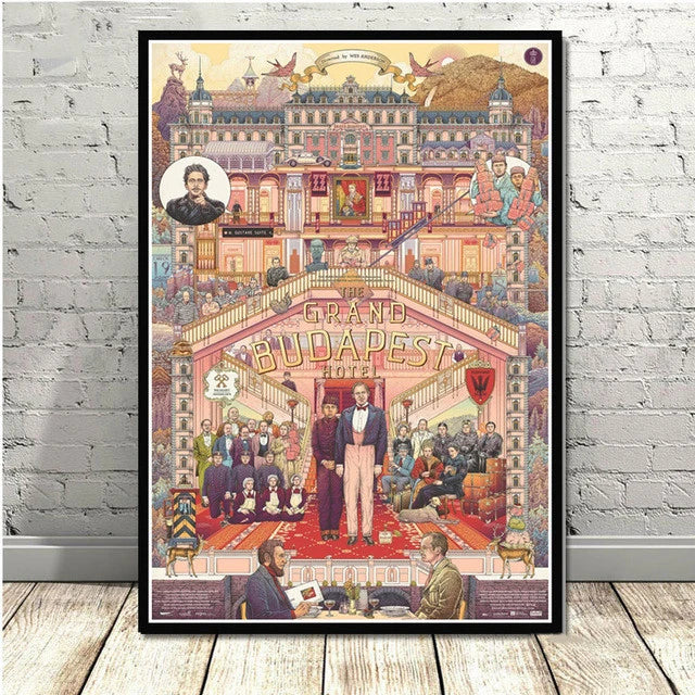 DecorBites™ Grand Budapest Hotel Minimalist Wall Poster for Stylish Home Decor