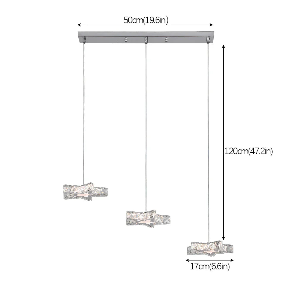 Decorbites™ Kristallsterne LED-Hängeleuchter für modernes Wohn- und Esszimmer-Dekor