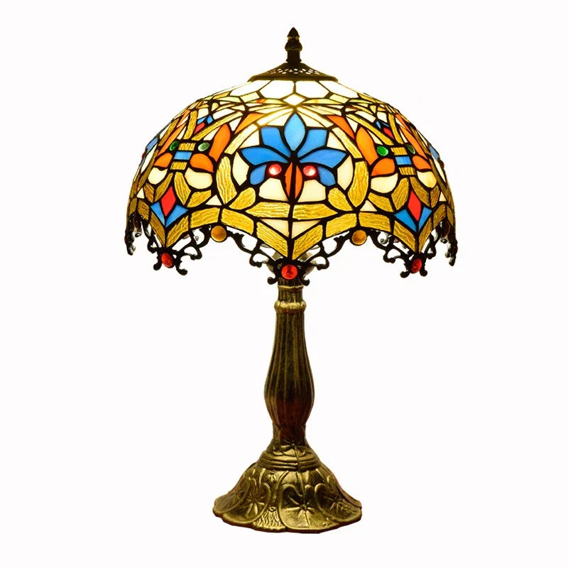 Decorbites™ Libelle Tiffany Bleiglas Tischlampe Vintage Schreibtisch Restaurant Schlafzimmer Beleuchtung