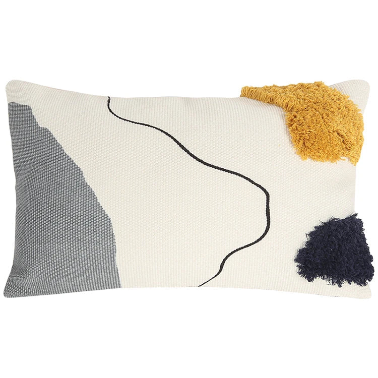 Decorbites™ Abstrakte Linienfarben Handgefertigtes Gewebtes Kissenbezug 45x45cm für Heimdekoration