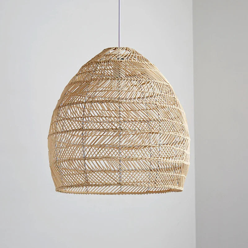 Handmade Chinese Style Rattan Pendant Light