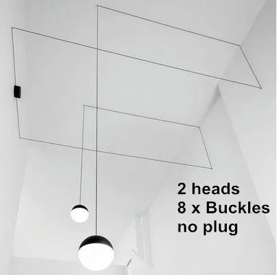 Decorbites™ Geometrische Glas-Kugel LED-Hängeleuchte Deckenlampe für Wohnzimmer Esszimmer Schlafzimmer