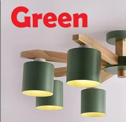 Decorbites™ Eisen- und Holz-Lüster: Beleuchtung für Kinderzimmer & Kücheninsel