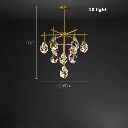Decorbites™ Diamantkristallstein-Luster-Leuchter für das Esszimmer