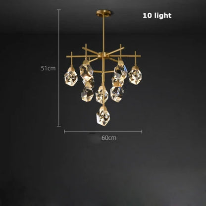 Decorbites™ Diamantkristallstein-Luster-Leuchter für das Esszimmer