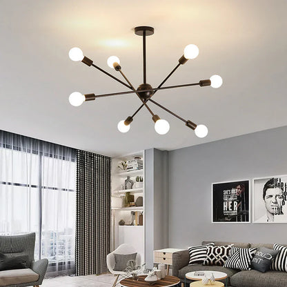 Decorbites™ LED-Deckenleuchter: Modernes & Industrielles Sputnik-Design für Wohnzimmer & Schlafzimmer