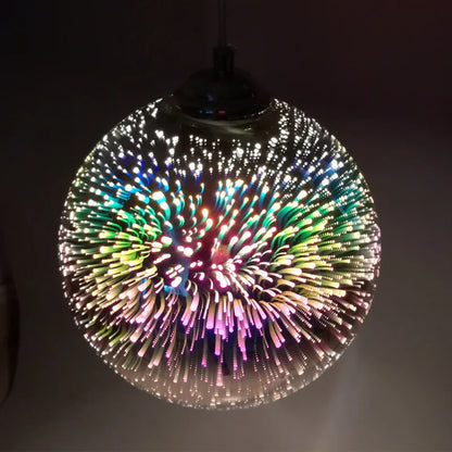 DecorBites™ Glass Ball LED Pendant Light Fixture for Stylish Indoor Decor