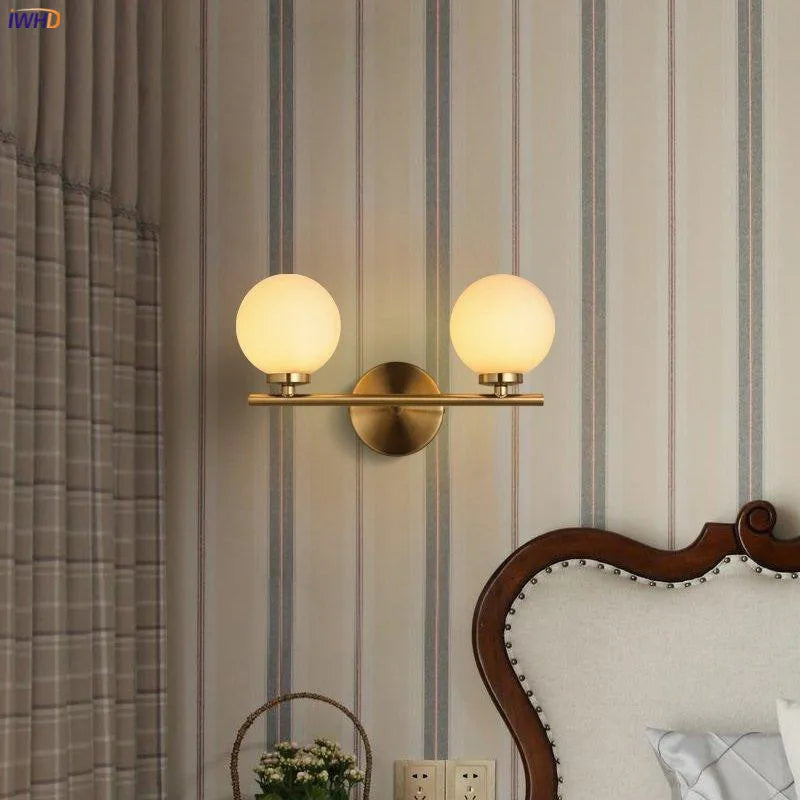 DecorBites™ Glass Ball LED Wall Lights Modern Wall Lamp Sconce for Home Lighting