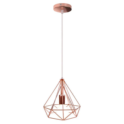 Decorbites™ Industrielle LED-Hängeleuchte Vintage Loft Käfig Pendellampe für die Einrichtung zu Hause