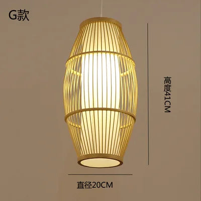 Bamboo Modern Chandelier Light