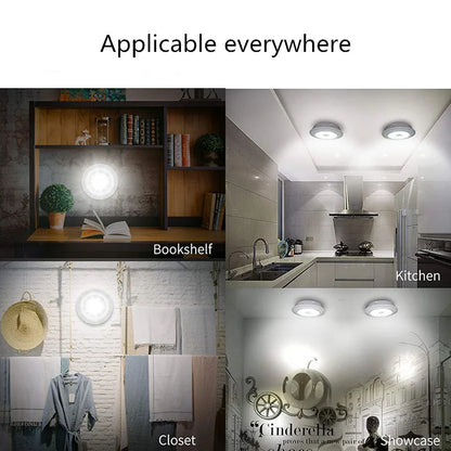DecorBites™ LED Under Cabinet Light with Remote Control Dimming