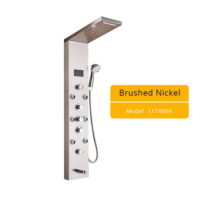 LED Waterfall Shower Panel