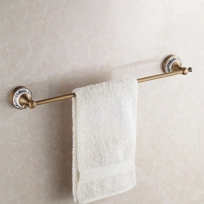 DecorBites™ Bath Hardware Set: Toilet Paper Holder, Towel Rack, Tissue Holder, Cup Holder, Robe Hook
