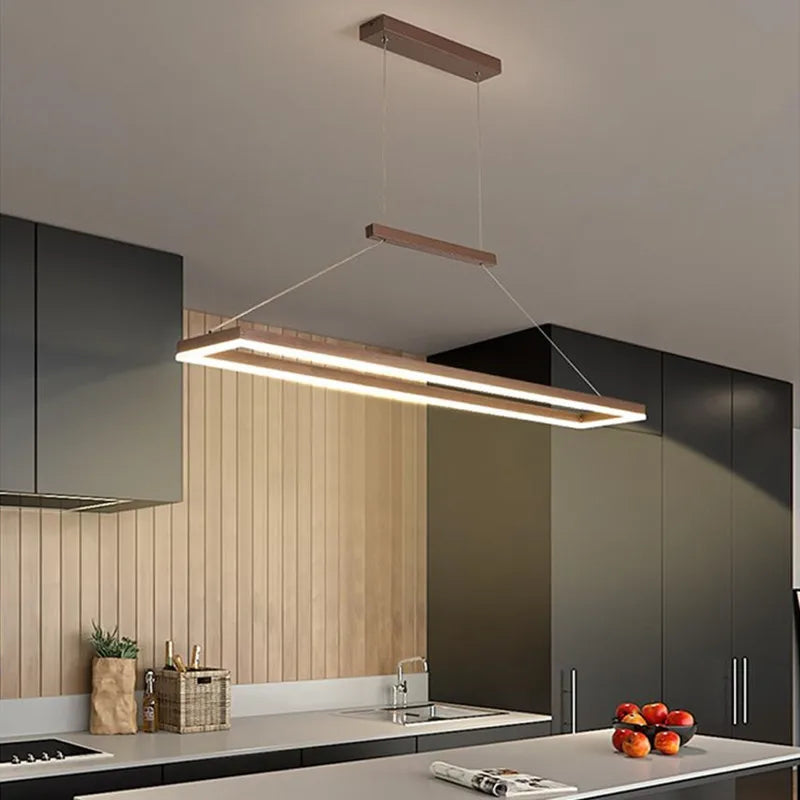 Gold LED Chandelier Aluminum 120cm