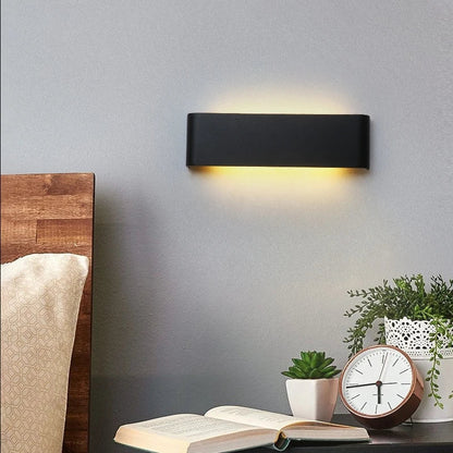 DecorBites™ LED Wall Lamp Bedside Sconces for Indoor Living Room Bathroom Square Mirror Light