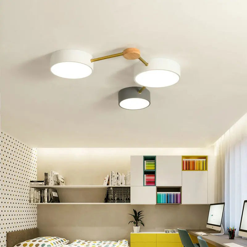 Decorbites™ LED-Holz-Deckenleuchter für Wohnzimmer, Schlafzimmer, Kinderzimmer-Dekoration
