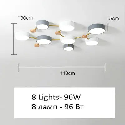 Decorbites™ LED-Holz-Deckenleuchter für Wohnzimmer, Schlafzimmer, Kinderzimmer-Dekoration