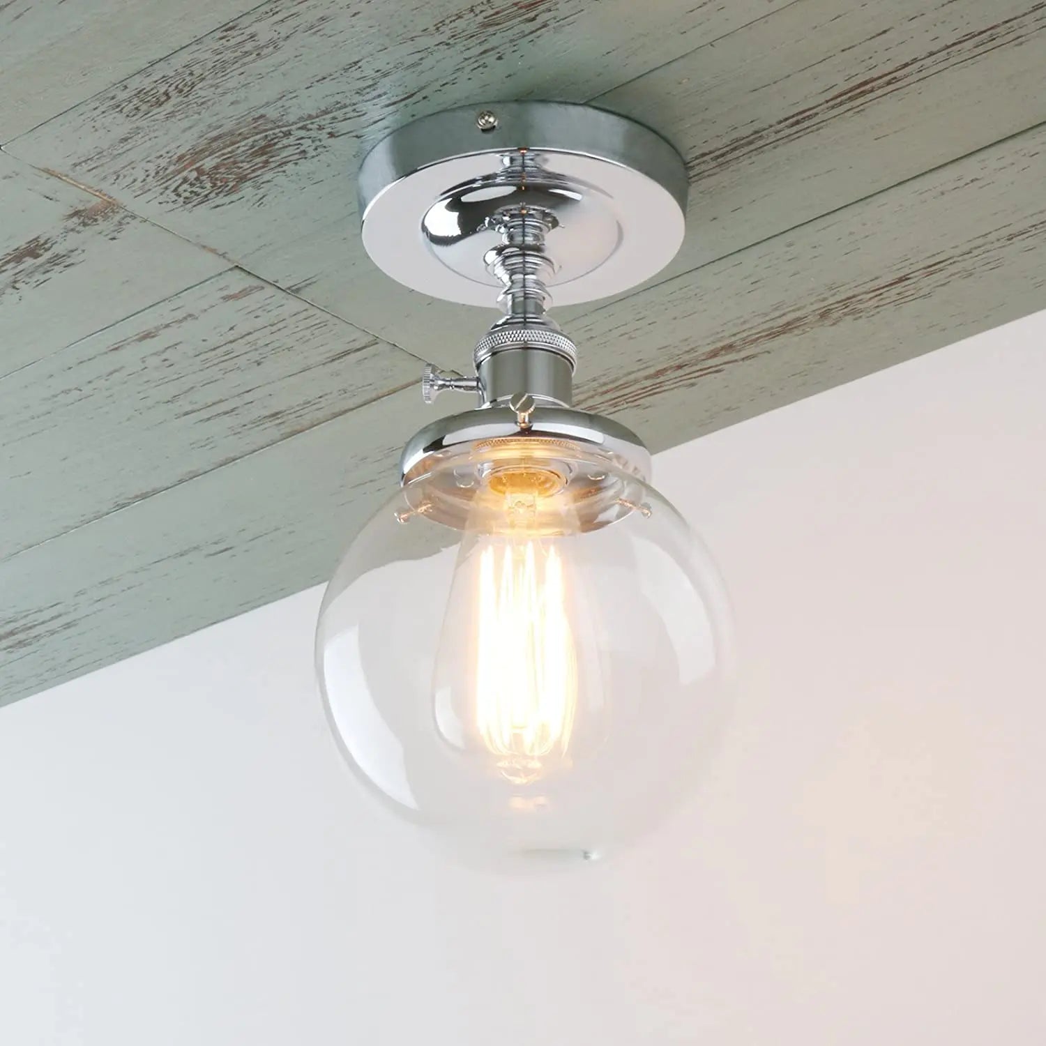 Glass Vintage Wall Sconce