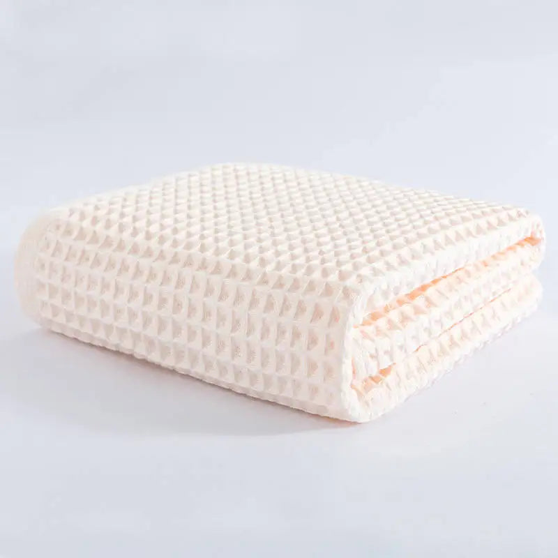 Decorbites™ Baumwoll-Waffel-Badhandtuch - 70*140, Unisex