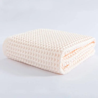 Decorbites™ Baumwoll-Waffel-Badhandtuch - 70*140, Unisex