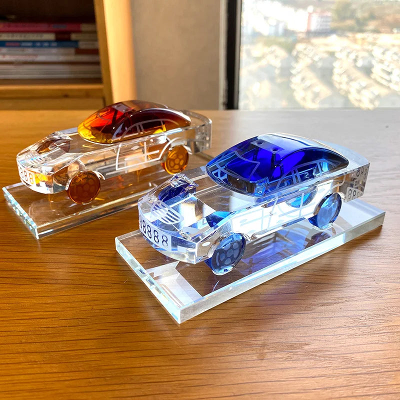 DecorBites™ Crystal Car Model Perfume Ornament Paperweight Home Table Decor Kid Gift